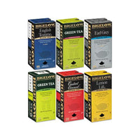 Assorted Tea Packs, Six Flavors, 28-box, 168-carton