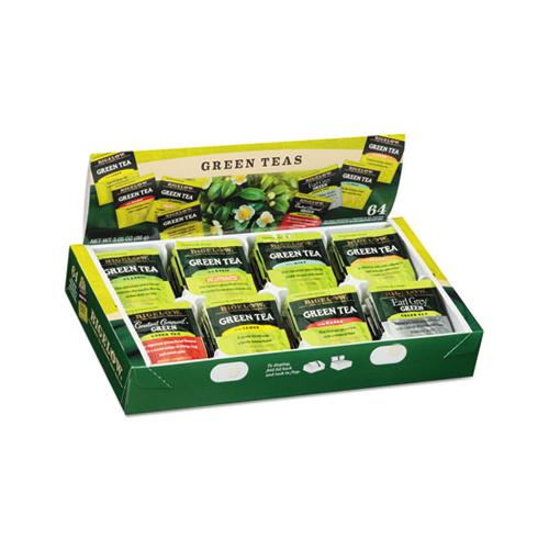 Green Tea Assortment, Tea Bags, 64-box, 6 Boxes-carton