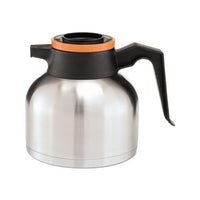 1.9 Liter Thermal Carafe, Stainless Steel- Black And Orange (decaf)