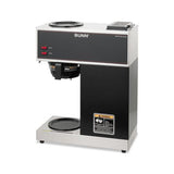 Vpr Two Burner Pourover Coffee Brewer, Stainless Steel, Black