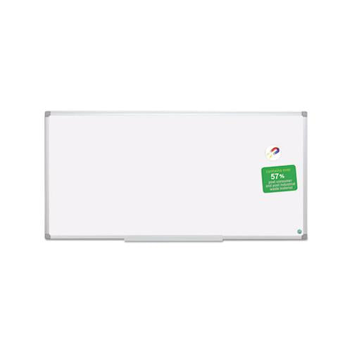 Earth Dry Erase Board, White-silver, 48 X 96