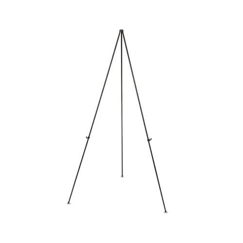 Instant Easel, 61 1-2", Black, Steel, Lightweight