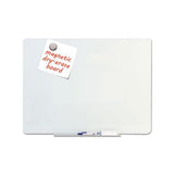 Magnetic Glass Dry Erase Board, Opaque White, 48 X 36