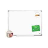 Earth Easy-clean Dry Erase Board, White-silver, 24x36