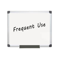 Value Lacquered Steel Magnetic Dry Erase Board, 24 X 36, White, Aluminum Frame