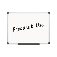 Value Lacquered Steel Magnetic Dry Erase Board, 36 X 48, White, Aluminum Frame