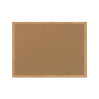 Value Cork Bulletin Board With Oak Frame, 24 X 36, Natural