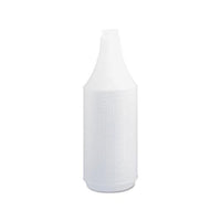 Embossed Spray Bottle, 32 Oz, Clear, 24-carton