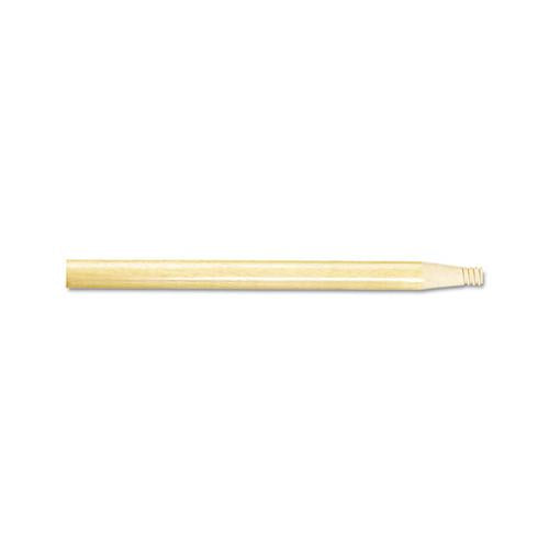 Threaded End Broom Handle, 15-16" X 60", Natural Wood