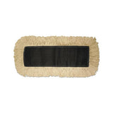 Disposable Dust Mop Head, Cotton, 18w X 5d