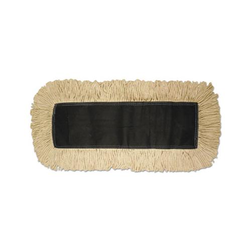 Disposable Dust Mop Head, Cotton, 18w X 5d
