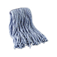 Mop Head, Standard Head, Cotton-synthetic Fiber, Cut-end, #16., Blue