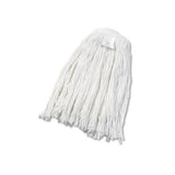 Cut-end Wet Mop Head, Rayon, No. 24, White