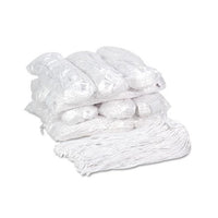 Premium Cut-end Wet Mop Heads, Rayon, 20oz, White, 12-carton