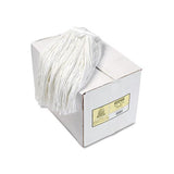 Premium Cut-end Wet Mop Heads, Rayon, 24oz, White, 12-carton