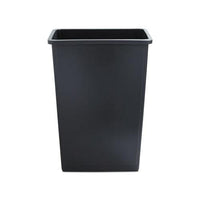 Slim Waste Container, 23 Gal, Gray, Plastic