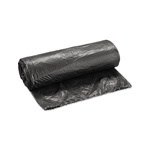 Low-density Waste Can Liners, 16 Gal, 0.35 Mil, 24" X 32", Black, 500-carton
