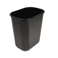 Soft-sided Wastebasket, 28 Qt, Black