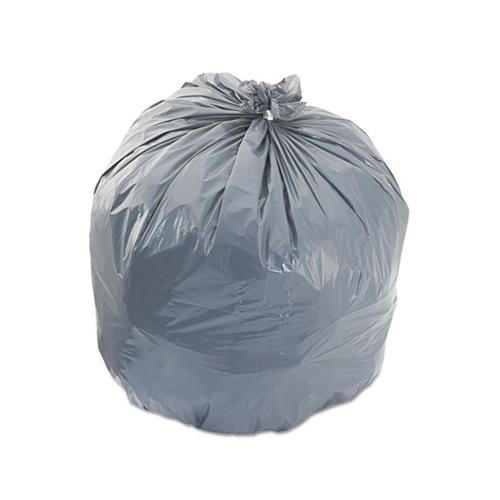 Low-density Waste Can Liners, 33 Gal, 1.1 Mil, 33" X 39", Gray, 100-carton