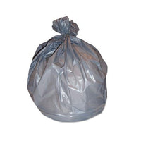 Low-density Waste Can Liners, 60 Gal, 1.1 Mil, 38" X 58", Gray, 100-carton