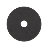 Stripping Floor Pads, 17" Diameter, Black, 5-carton