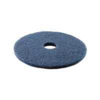 Scrubbing Floor Pads, 17" Diameter, Blue, 5-carton