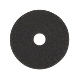 High Performance Stripping Floor Pads, 19" Diameter, Grayish Black, 5-carton