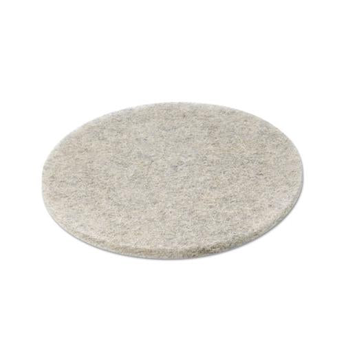 Natural Hog Hair Burnishing Floor Pads, 20" Diameter, 5-carton