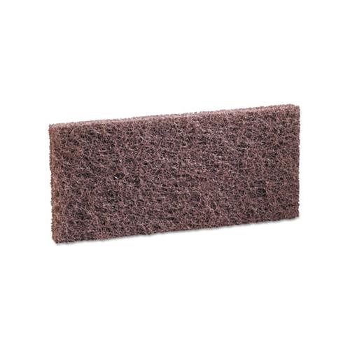 Heavy-duty Brown Pads, 4 X 10, 20-carton