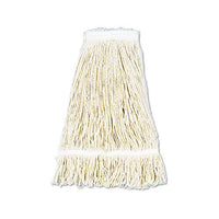 Pro Loop Web-tailband Wet Mop Head, Cotton, 24oz, White, 12-carton