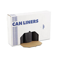 Low Density Repro Can Liners, 45 Gal, 1.2 Mil, 40" X 46", Black, 100-carton