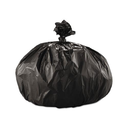 Low Density Repro Can Liners, 56 Gal, 1.6 Mil, 43" X 47", Black, 100-carton