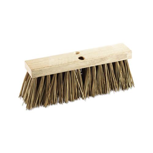 Street Broom Head, 16" Wide, Palmyra Bristles