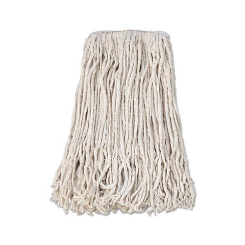 Banded Cotton Mop Head, #24, White, 12-carton