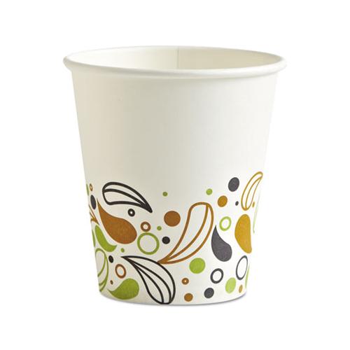 Deerfield Printed Paper Hot Cups, 10 Oz, 20 Cups-sleeve, 50 Sleeves-carton
