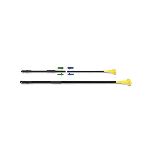 Two-piece Metal Handle With Plastic Jaw Head, 59" Handle, Black-yellow