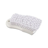 Scrub Brush, White Polypropylene Fill, 6" Long, White