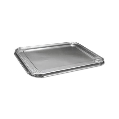 Half Size Aluminum Steam Table Pan Lid, Deep, 100-carton