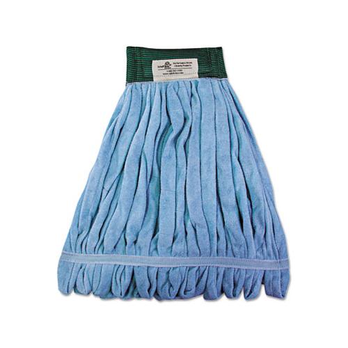 Microfiber Looped-end Wet Mop Head, Medium, Blue