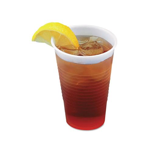 Translucent Plastic Cold Cups, 3 Oz, Polypropylene, 25 Cups-sleeve, 100 Sleeves-carton