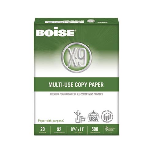 X-9 Multi-use Copy Paper, 92 Bright, 20lb, 8.5 X 11, White, 500 Sheets-ream, 5 Reams-carton