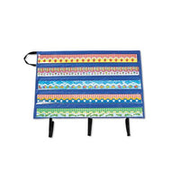 Border Storage Pocket Chart, Blue-clear, 41" X 24.5"