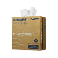 Durawipe Medium-duty Industrial Wipers, 8.8 X 17, White, 110-box, 12 Box-carton