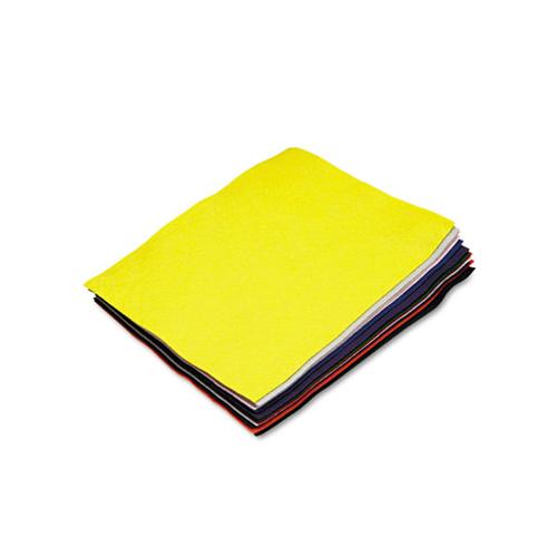 Felt Sheet Pack, Rectangular, 9 X 12, Assorted Colors, 12-pack