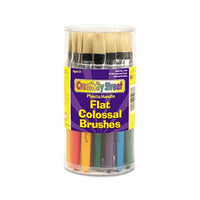 Colossal Brush, Natural Bristle, Flat, 30-set