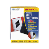 Traditional Polypropylene Sheet Protectors, Heavyweight, 11 X 8.5, 50-box