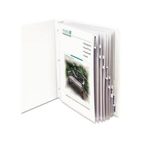 Sheet Protectors With Index Tabs, Clear Tabs, 2", 11 X 8 1-2, 8-st