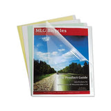 Report Covers, Economy Vinyl, Clear, 8 1-2 X 11, 100-bx