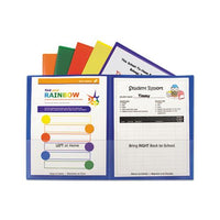 Classroom Connector Folders, Assorted, 6-pk