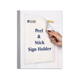 Display Pockets, 8 1-2" X 11", Polypropylene, 10-pack